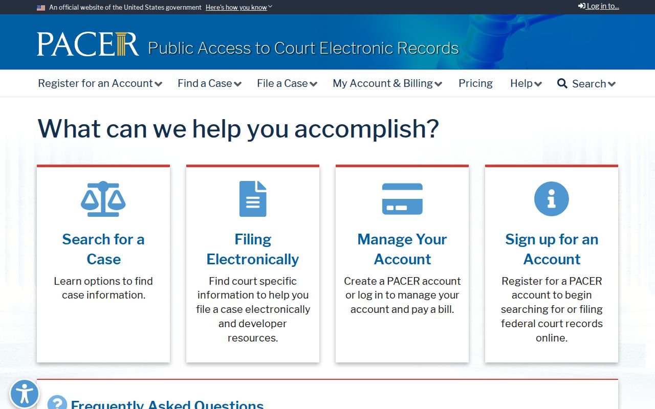 Duarte resident lookup federal PACER court records
